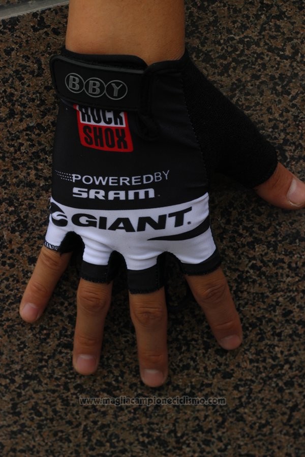 2014 Giant Guanti Corti Ciclismo Nero